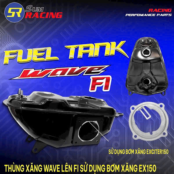 THÙNG XĂNG ĐỘ EXCITER EX135 WAVE LÊN FI EX150 EX155 CÁC ĐỜI