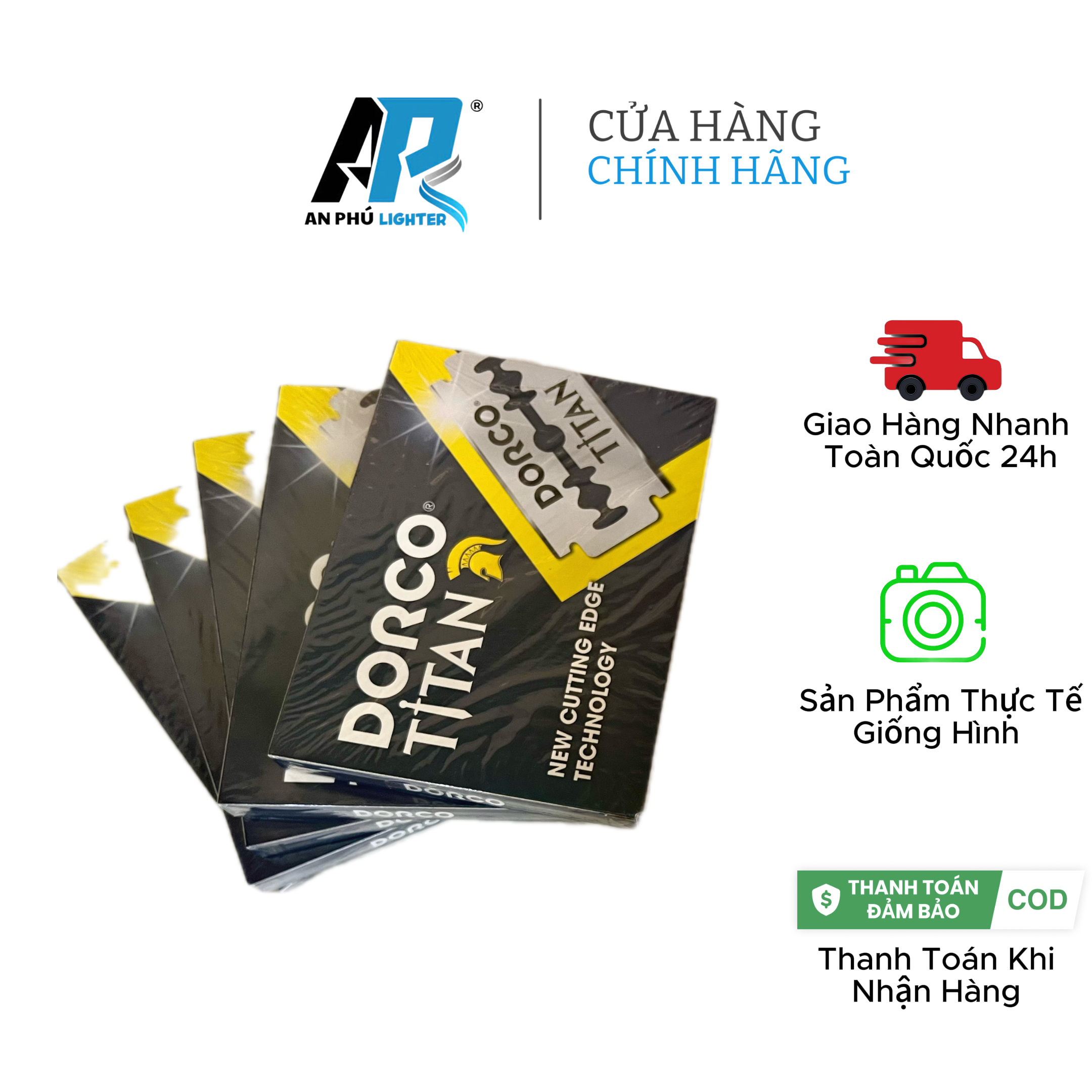[ Free Ship ] [ CHÍNH HÃNG ] [ GIÁ BÁN DÙNG THỬ ] LƯỠI LAM DORCO TITAN