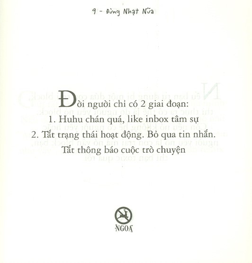 Đừng Nhạt Nữa