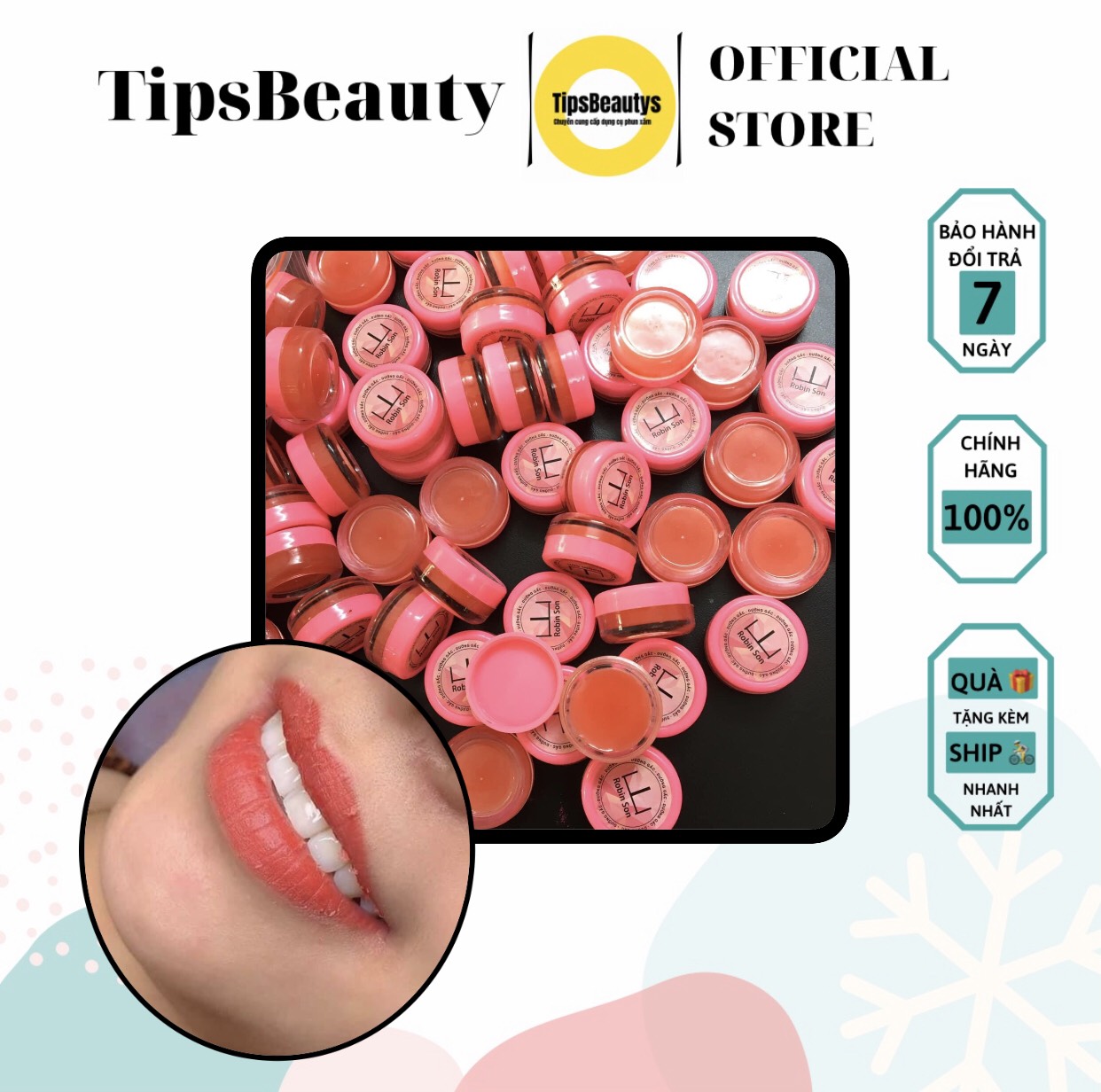 Dưỡng Gấc Robin Cấp Ẩm Cho Môi - Tipsbeauty