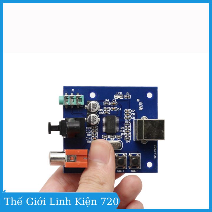 Module giải mã card âm thanh PCM2704 USB