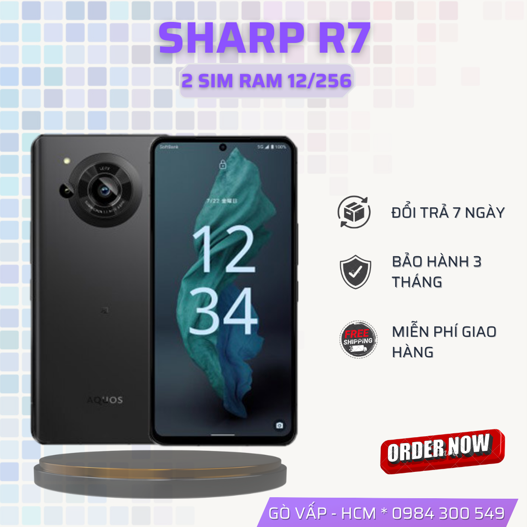 ĐIỆN THOẠI SHARP AQUOS R6 TRANG BỊ CHIP SNAPDRAGON 888