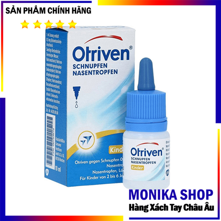 Nhỏ mũi Otriven hàng Đức 10ml