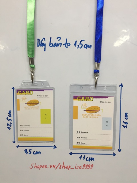 bộ thẻ đeo nhân viên công chức (503-504)
