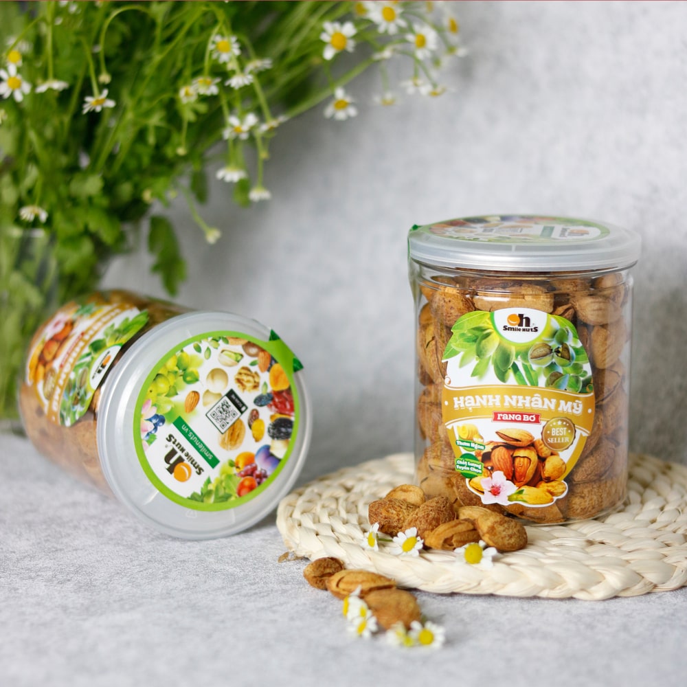 Hạt Hạnh Nhân rang bơ Mỹ hộp 215g