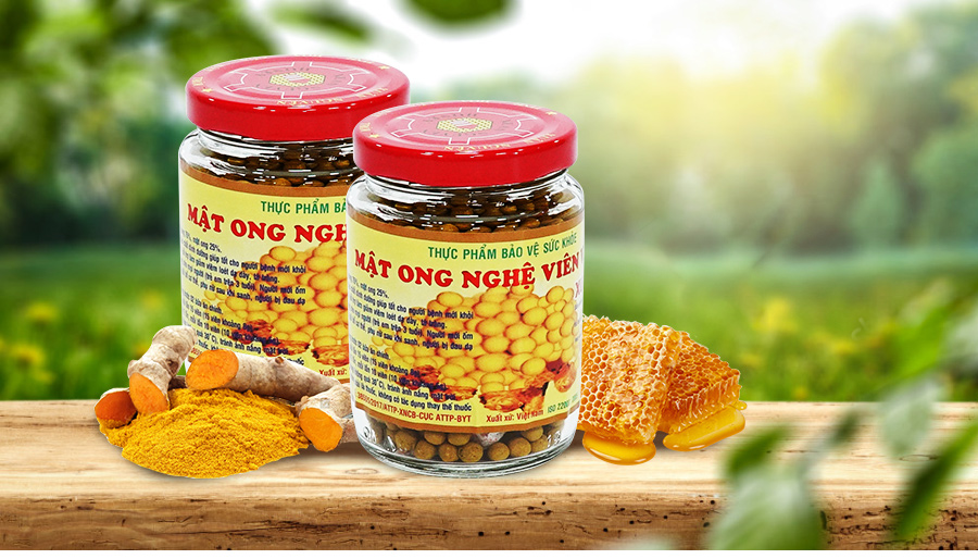 Mật ong nghệ viên vàng Xuân Nguyên