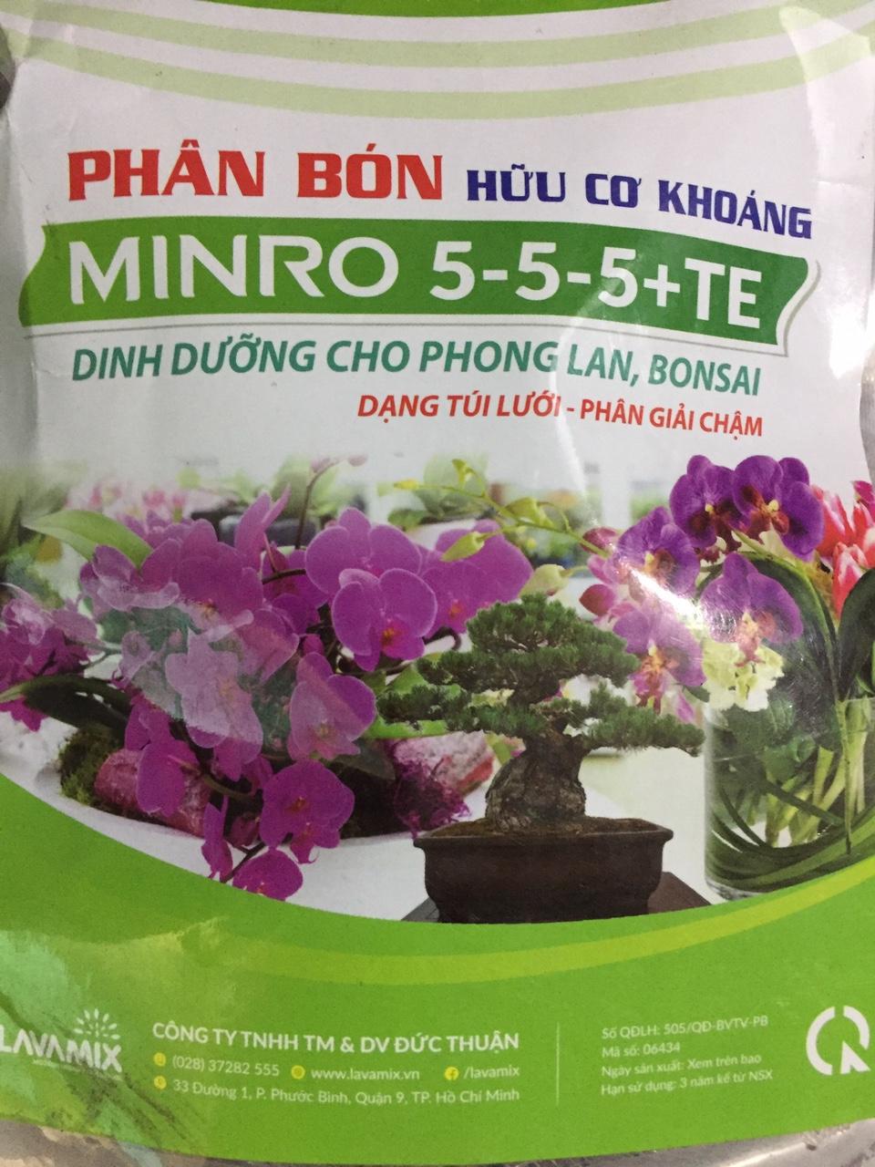 Phân tan chậm 5-5-5 minro: 30 gói nhỏ