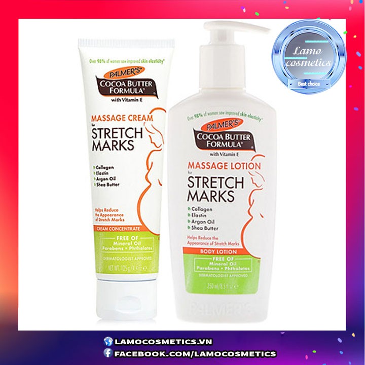 Kem/Lotion chống rạn da Palmer Stretch Marks