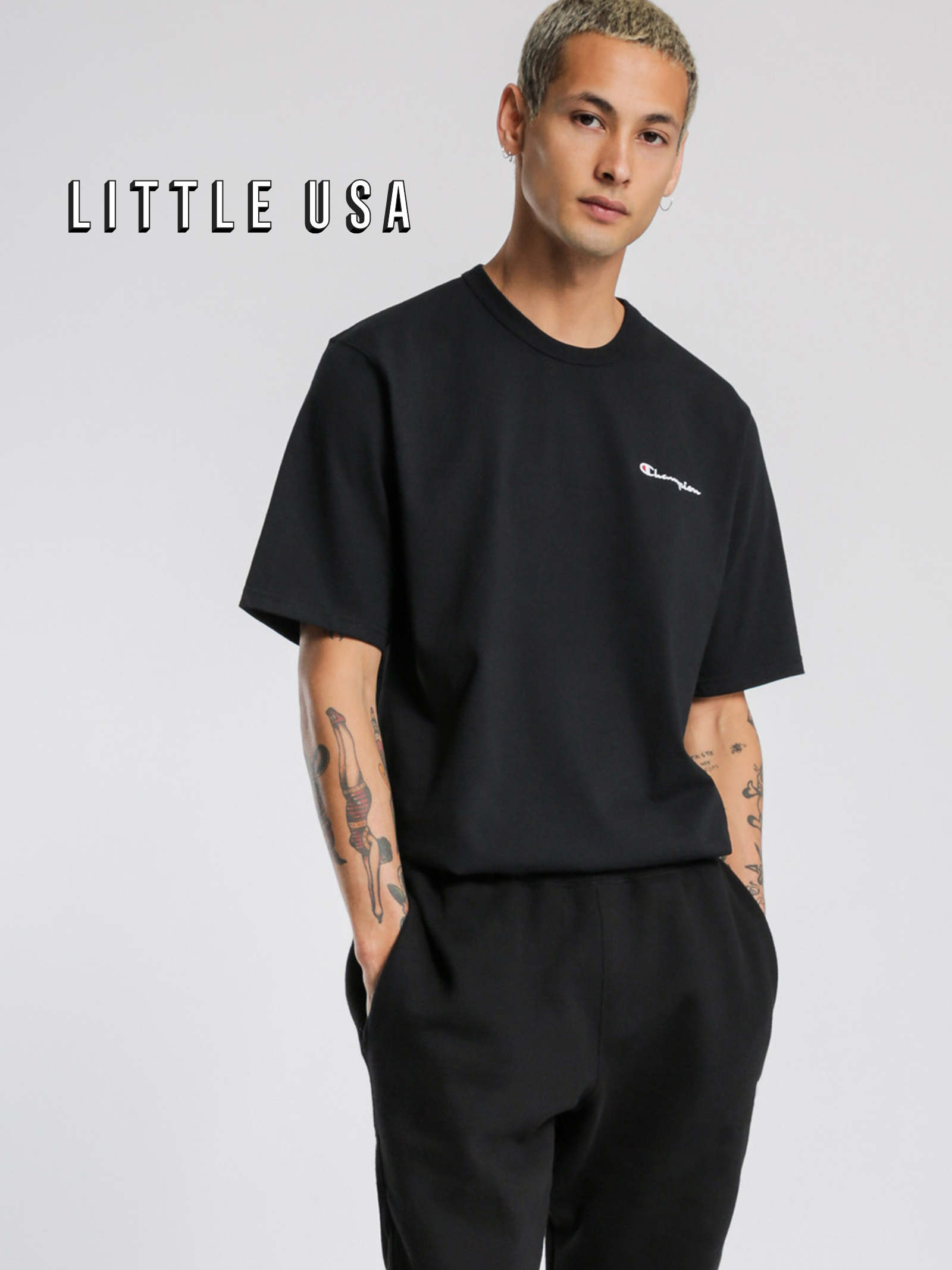 Áo Champion® Heritage Embroidered Tee Shipped Usa