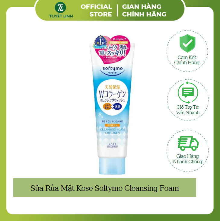 Sữa Rửa Mặt Kose Softymo Cleansing Foam