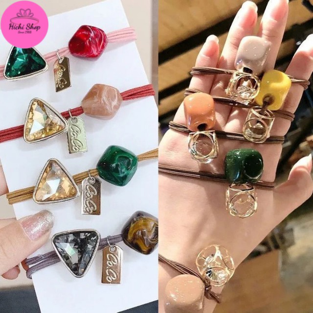 [Mẫu Mới Về] Dây Buộc Tóc Hichi Cột Tóc Mẫu Mới 2021