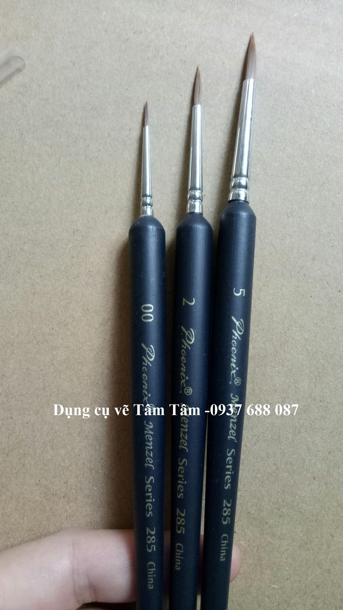 Bộ cọ Phoenix 2853S-3 (Bộ cọ 3 cây đầu nhọn)