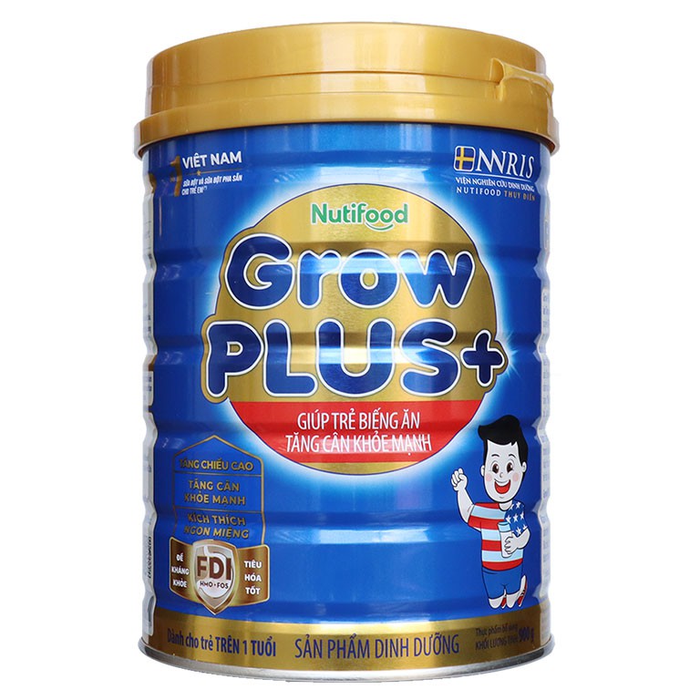 Sữa bột Nuti GrowPlus xanh 900g