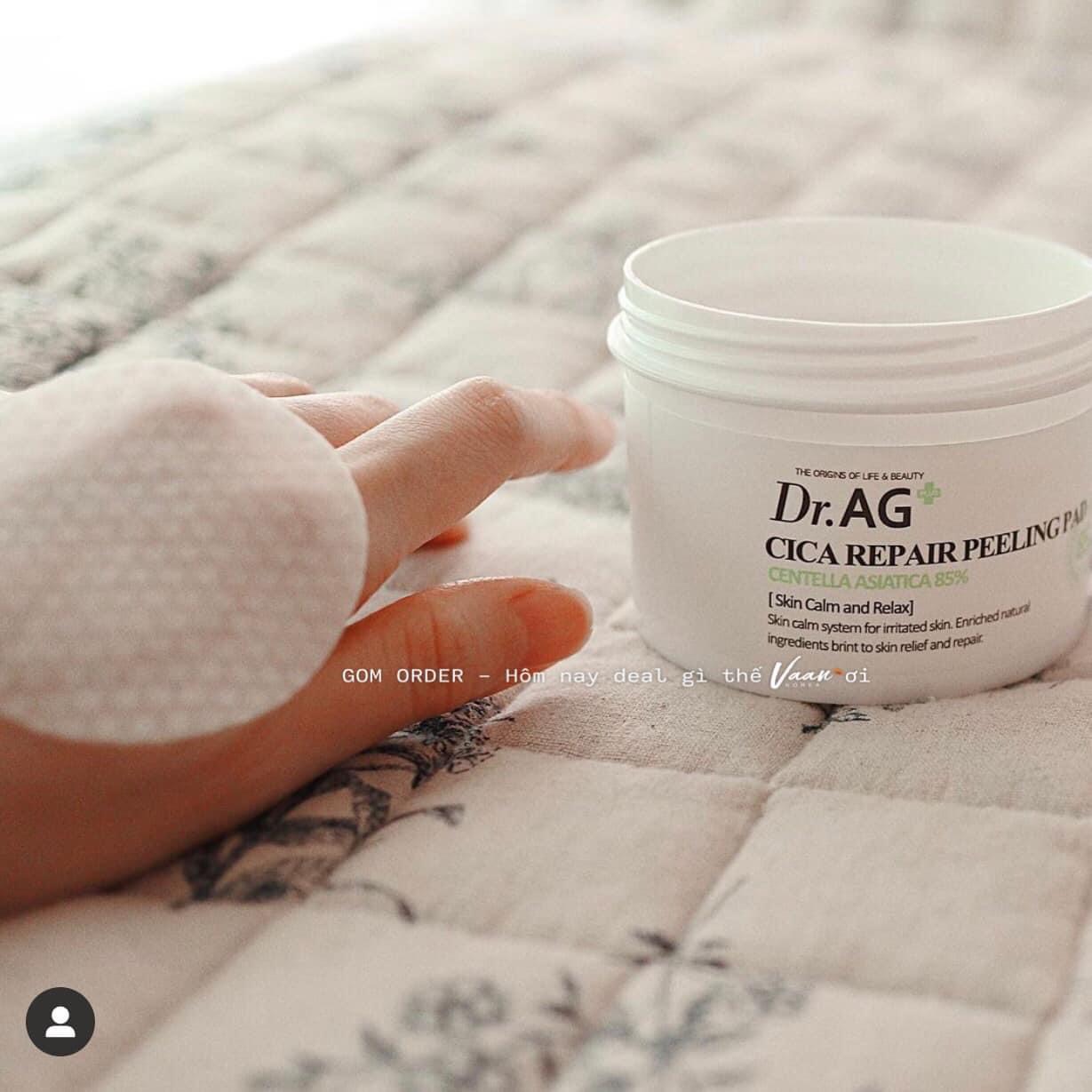 Miếng tẩy tế bào chết hàng ngày Dr.AG+ Peeling Pad