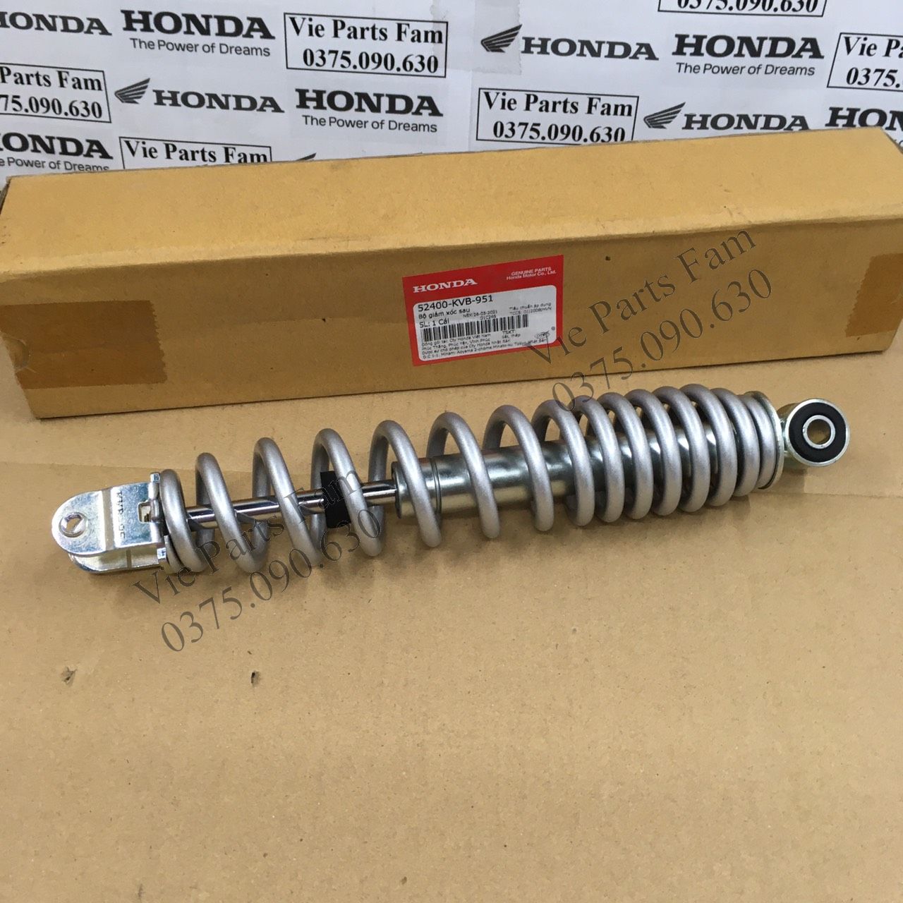 Giảm sóc sau click 110, vision, hàng din honda mới 100%