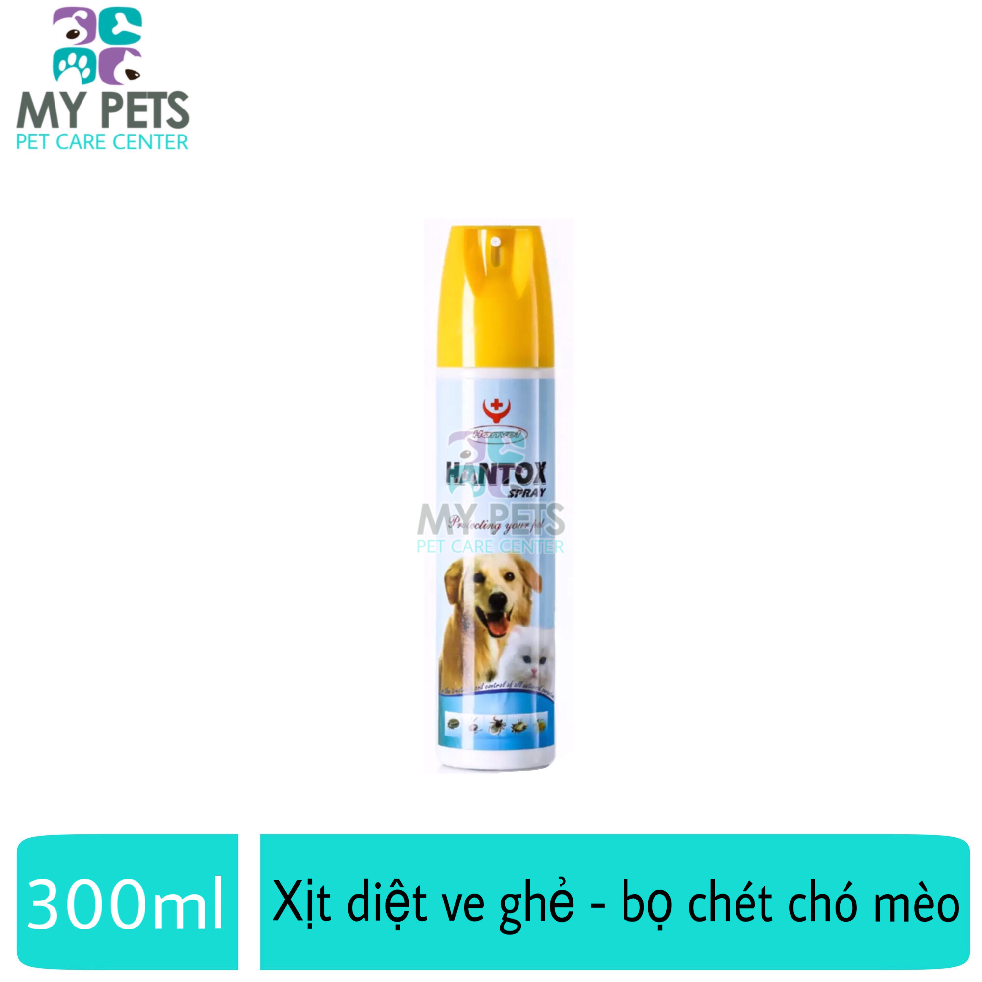 Thuốc Xịt Hantox Spray 300ml Giúp Diệt Ve Ghẻ Bọ Chét Cho Chó Mèo Nhanh Chóng Hiệu Quả Thiết Kế Nhỏ Gọn Tiện Dụng