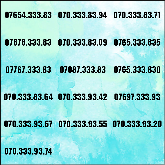 [HCM]Sim mobifone tam hoa 3