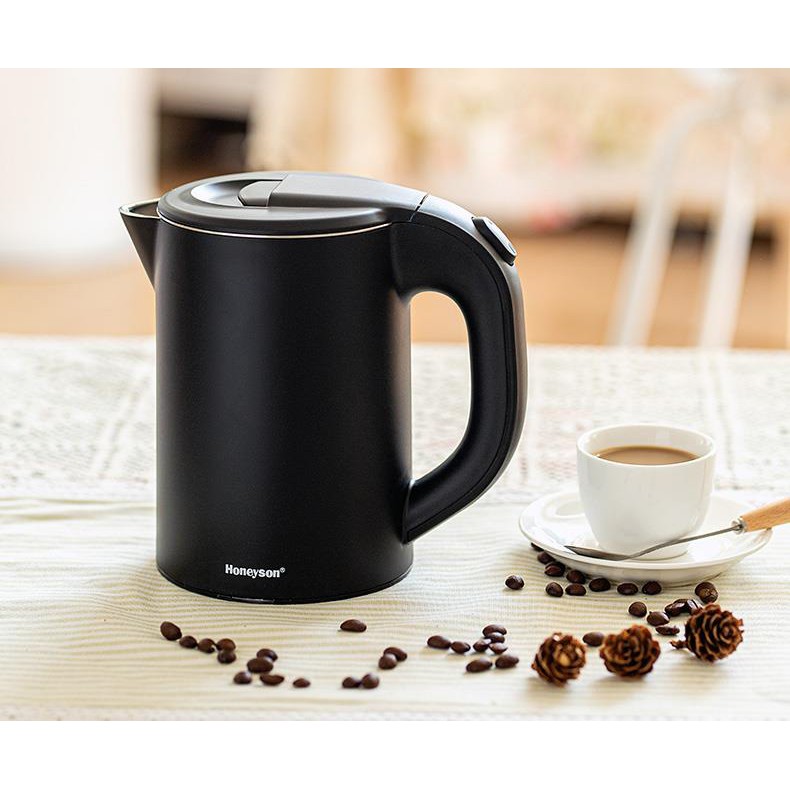 HOTEL - Bình đun siêu tốc cách nhiệt Honeyson 0.8L