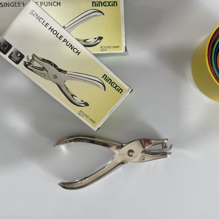 Kiềm bấm lỗ Rập, Giấy, Nhựa