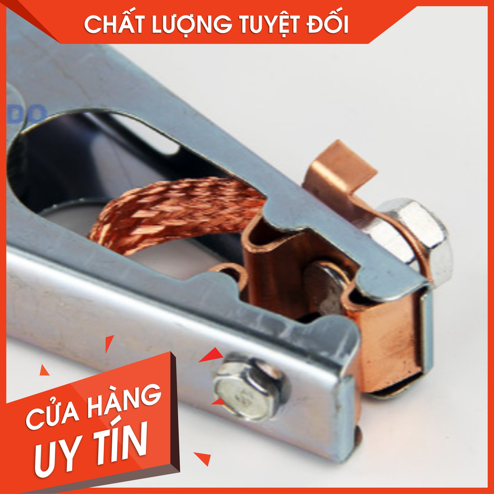 Kẹp mass 500A dùng cho máy hàn điện tử,hiệu HTC KM500HTC1