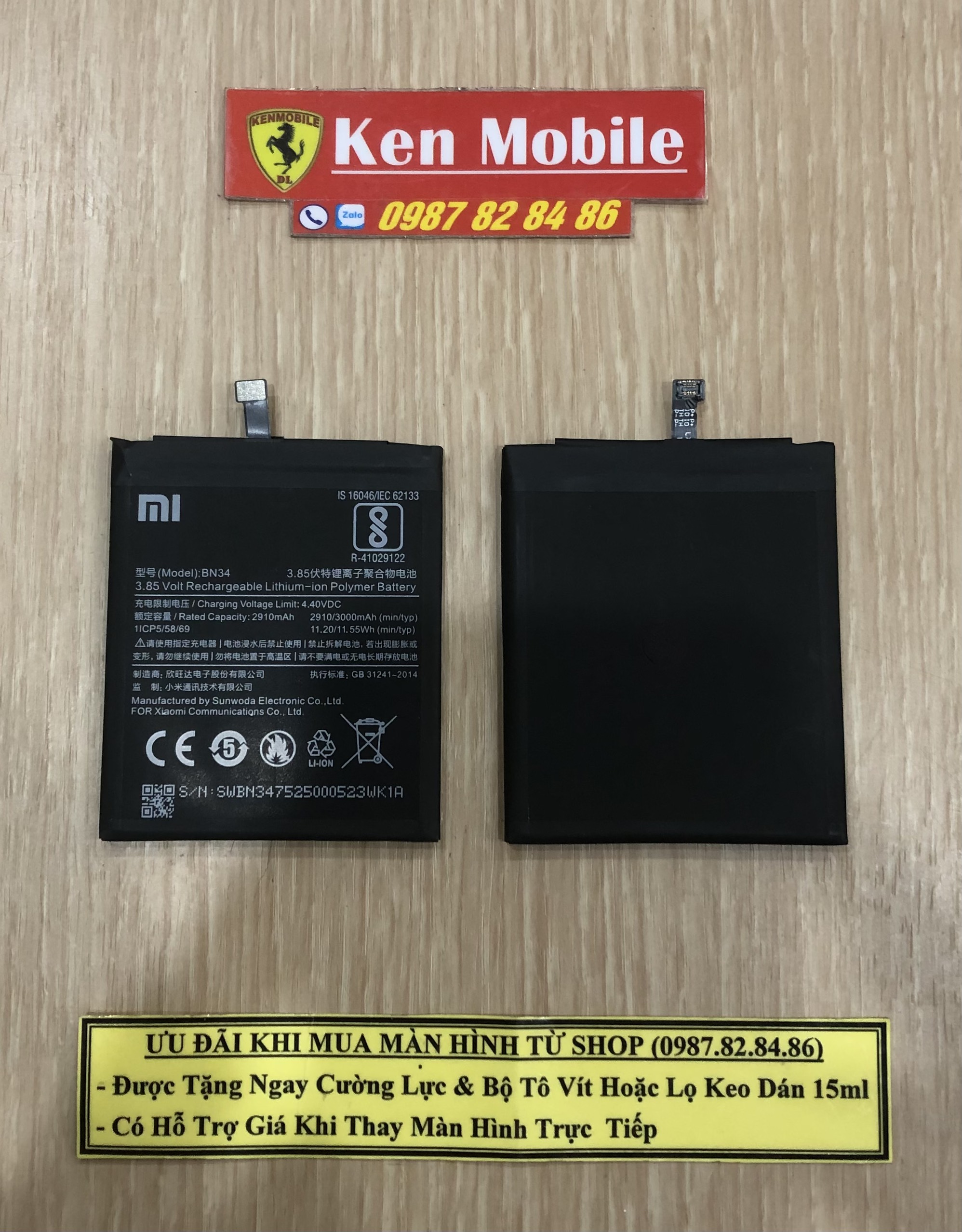 Pin Xaomi BN34 Dùng Cho Redmi 5A