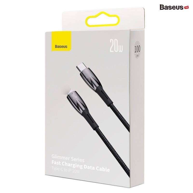 Cáp Sạc Nhanh Baseus Glimmer Series Fast Charging Data Cable Type-C to i.P 20W