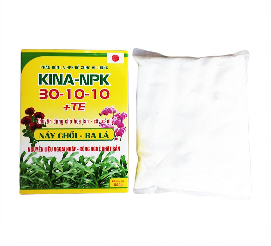 Phân bón cao cấp vọt đọt mập chồi lớn trái 30-10-10 TE  500g