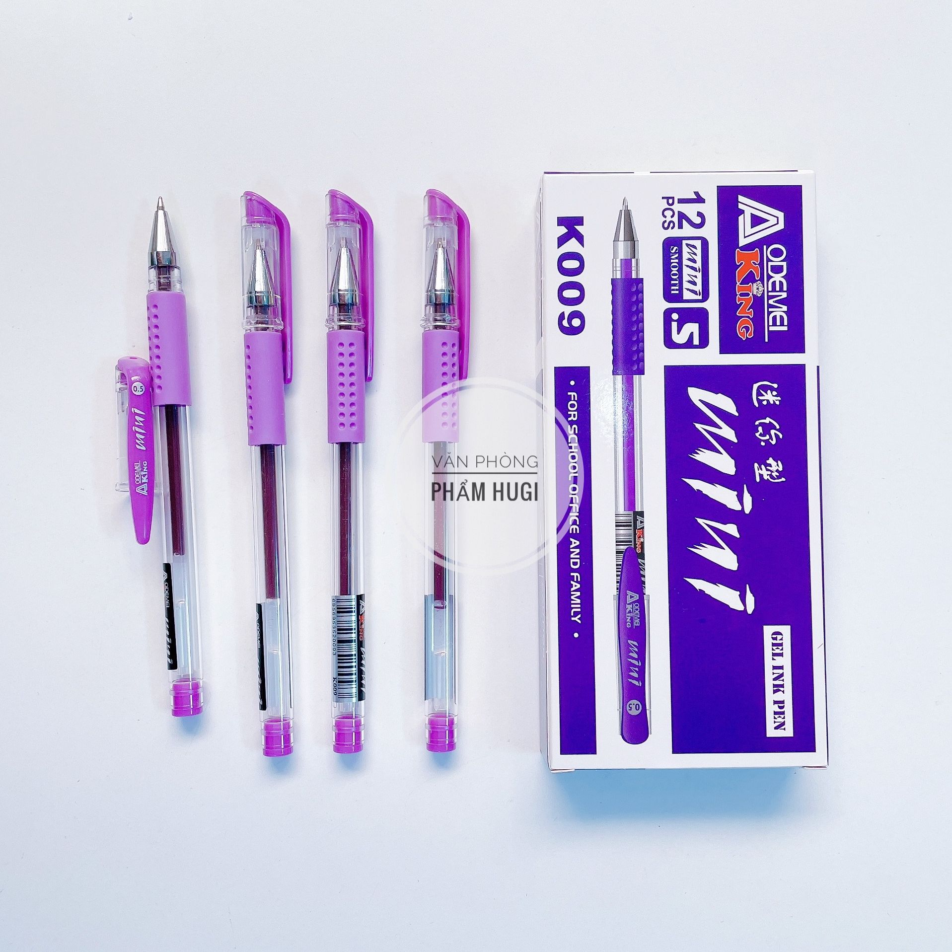 Hộp 12 Cây Bút Mực Nước Mực Xanh/Đỏ/Tím/Đen (Mực đều viết êm)