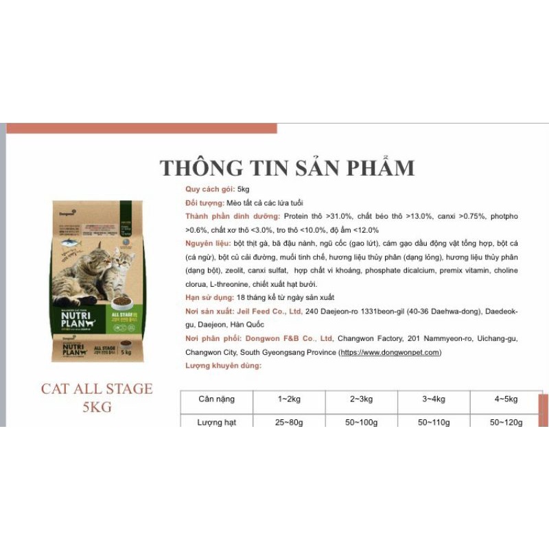 Hạt cho mèo Nutriplan, Hạt cho mèo mọi lứa tuổi