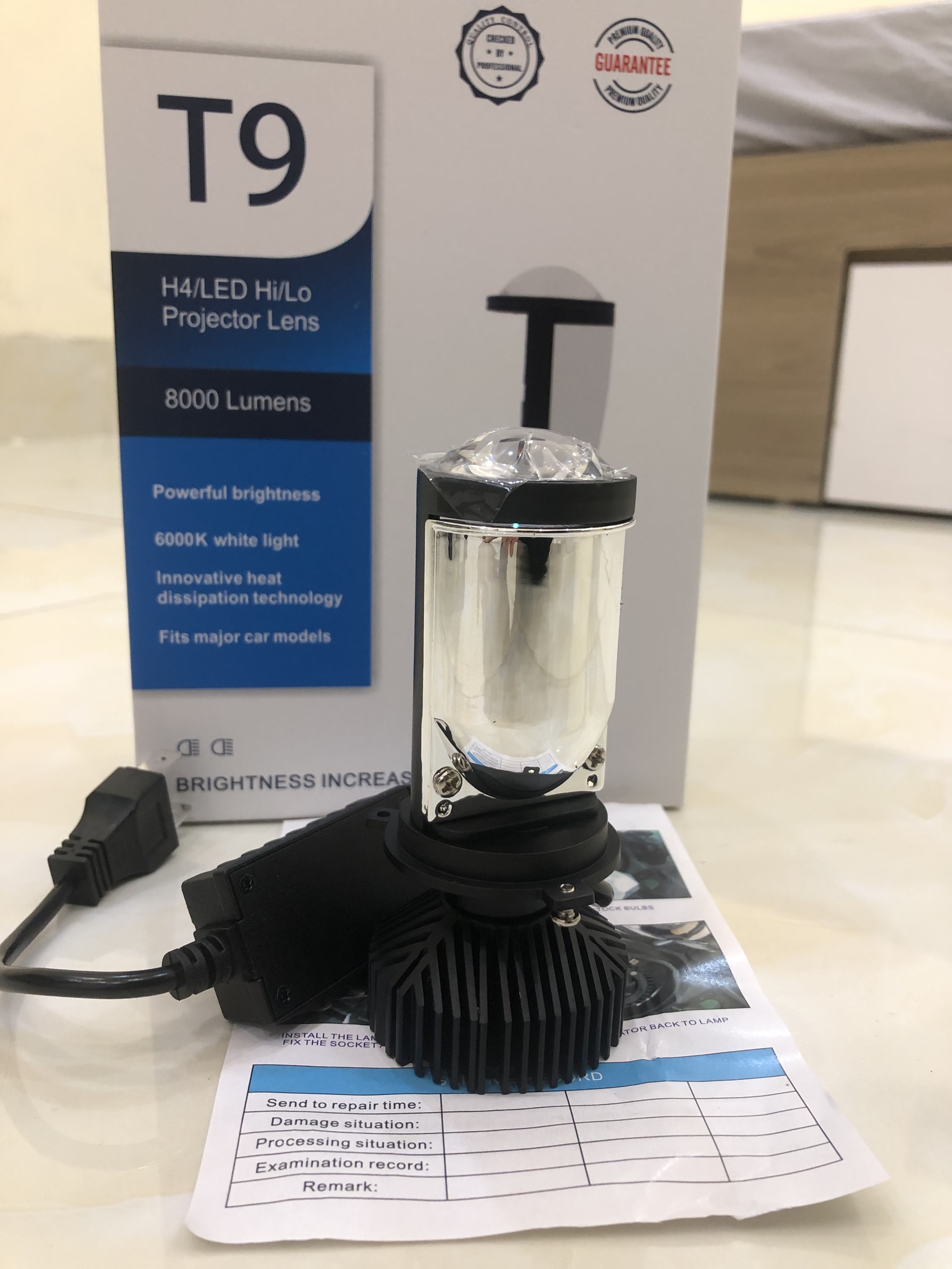 Đèn led bi cầu mini T9 bản cao cấp 2023 chân h4(1 đèn)