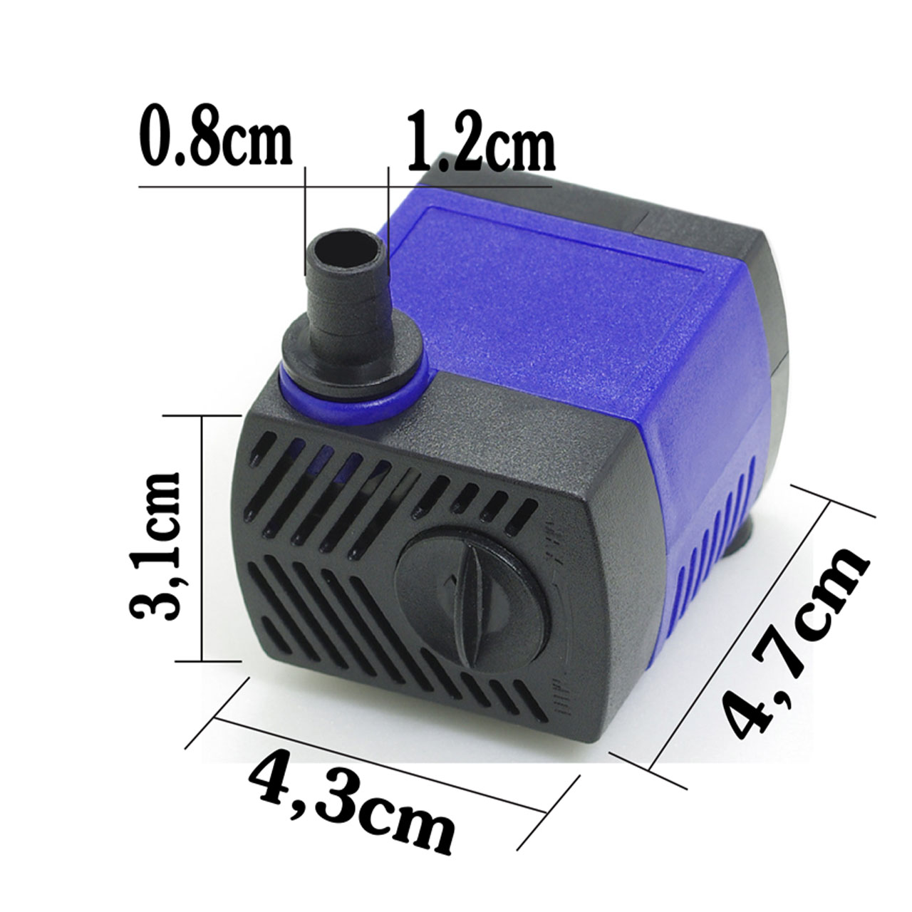 Bơm chìm mini 5w tiểu cảnh bể cá quạt hơi nước