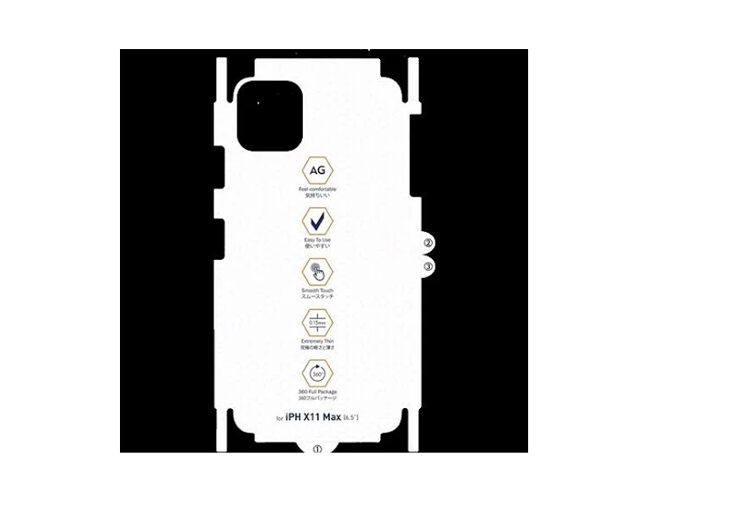 miếng dán PPF mặt sau full viền cho iPhone 11 pro (5.8 inch)