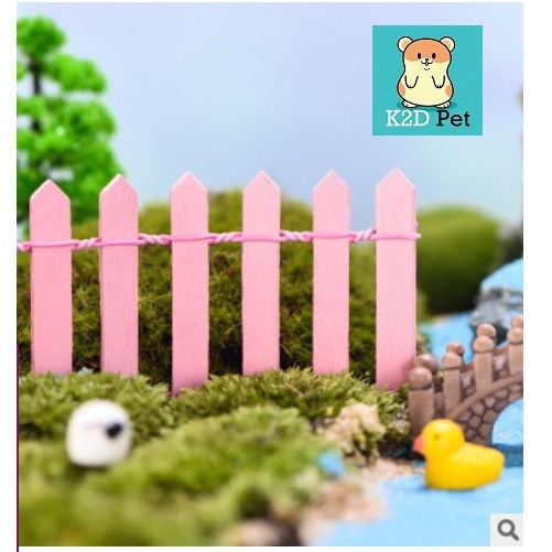 [Hoàn tiền 10%]Hàng rào gỗ uốn trang trí lồng Hamster 5x90cm