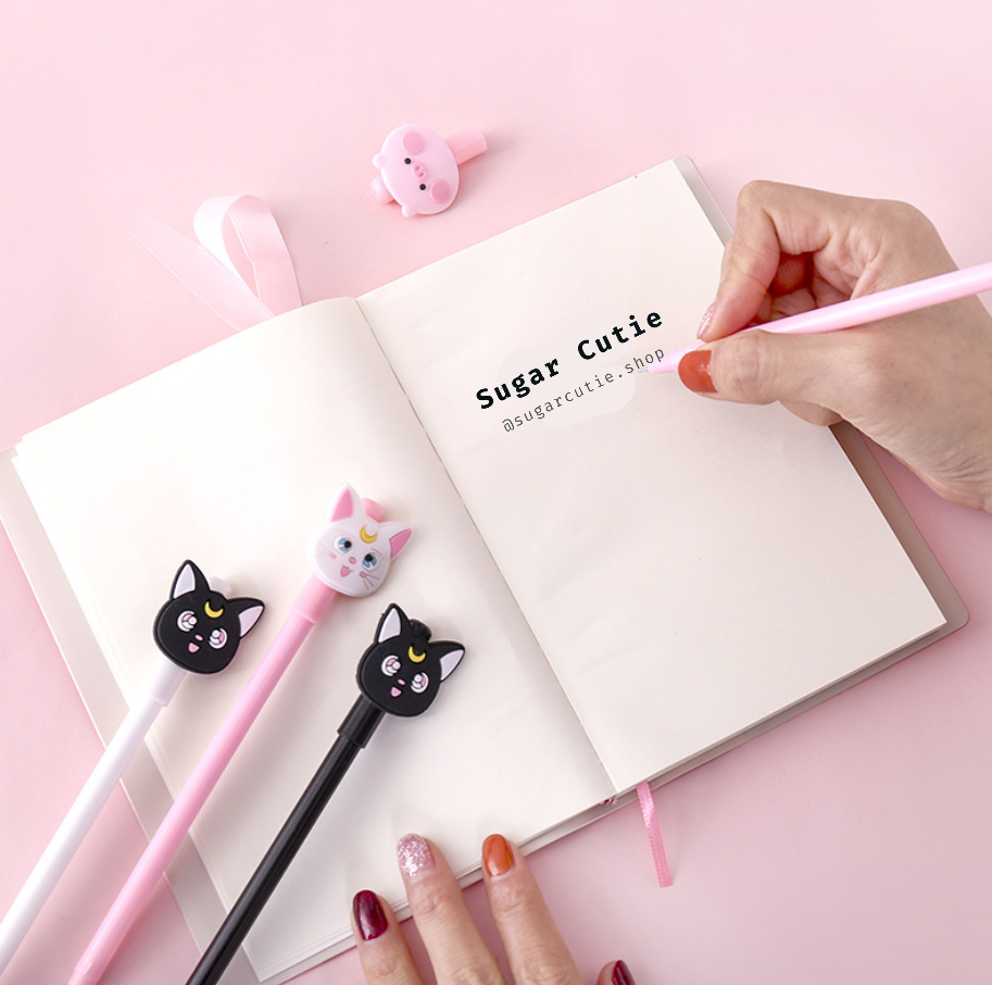 Bút viết mèo thủy thủ mặt trăng Sailor Moon