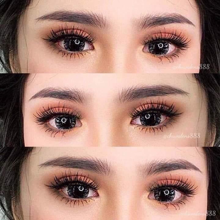 Contact Lens Xám Tây Sử Dụng 1 Năm Tặng Kèm Khay Đựng 26