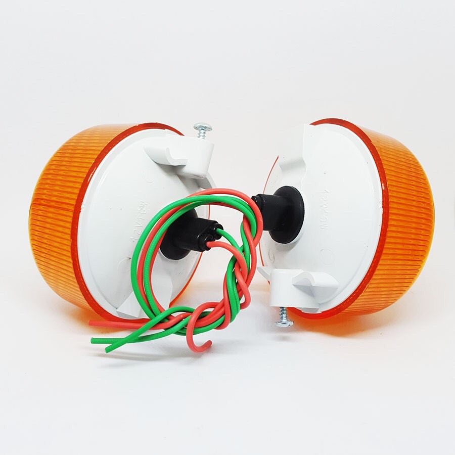 [HCM]CẶP XI NHAN TRƯỚC XE CUB CHÓA CAM