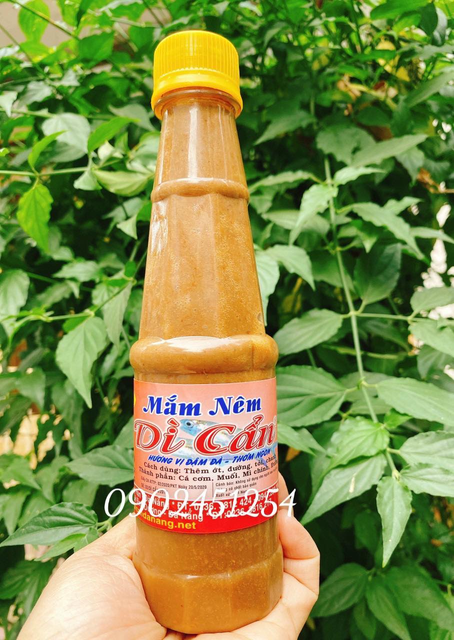 HCM - Mắm Nêm Dì Cẩn Đà Nẵng chai 250gram đặc biệt ngon