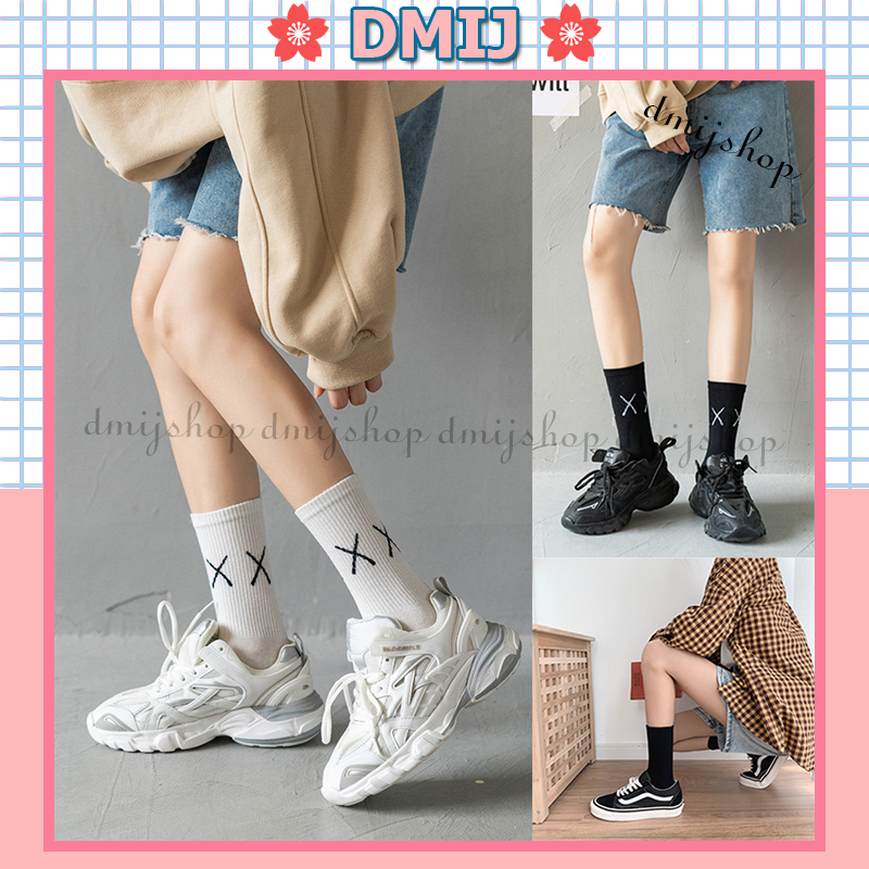 [Tất Nam Nữ Cổ Cao] Vớ Nam Nữ Cổ Cao Style Đơn Giản Mới