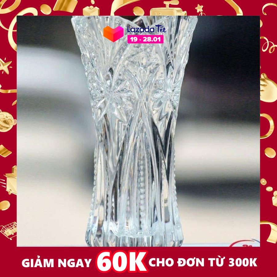 Bình hoa thủy tinh cao 30cm