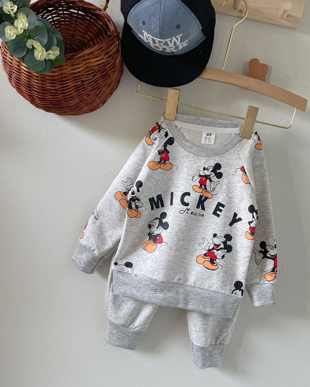 bộ mickey dài tay cho bé 8-20kg