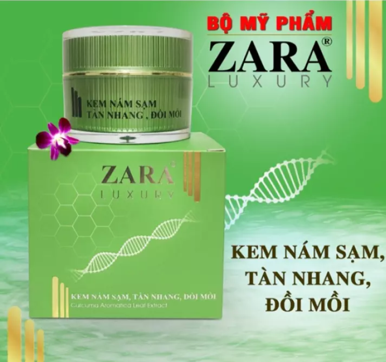 Kem Zara Nám Sạm, Tàn Nhang, Đồi Mồi Luxury 20G