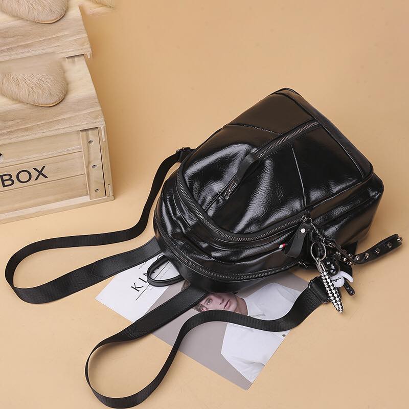 Balo da mềm tặng kèm gấu HQ 79