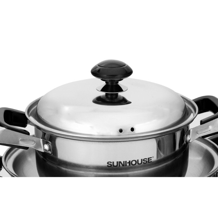 Bộ nồi inox ba đáy Sunhouse SH333