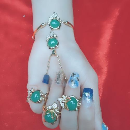 Bộ trang sức hồ ly ( 4 món) màu đỏ