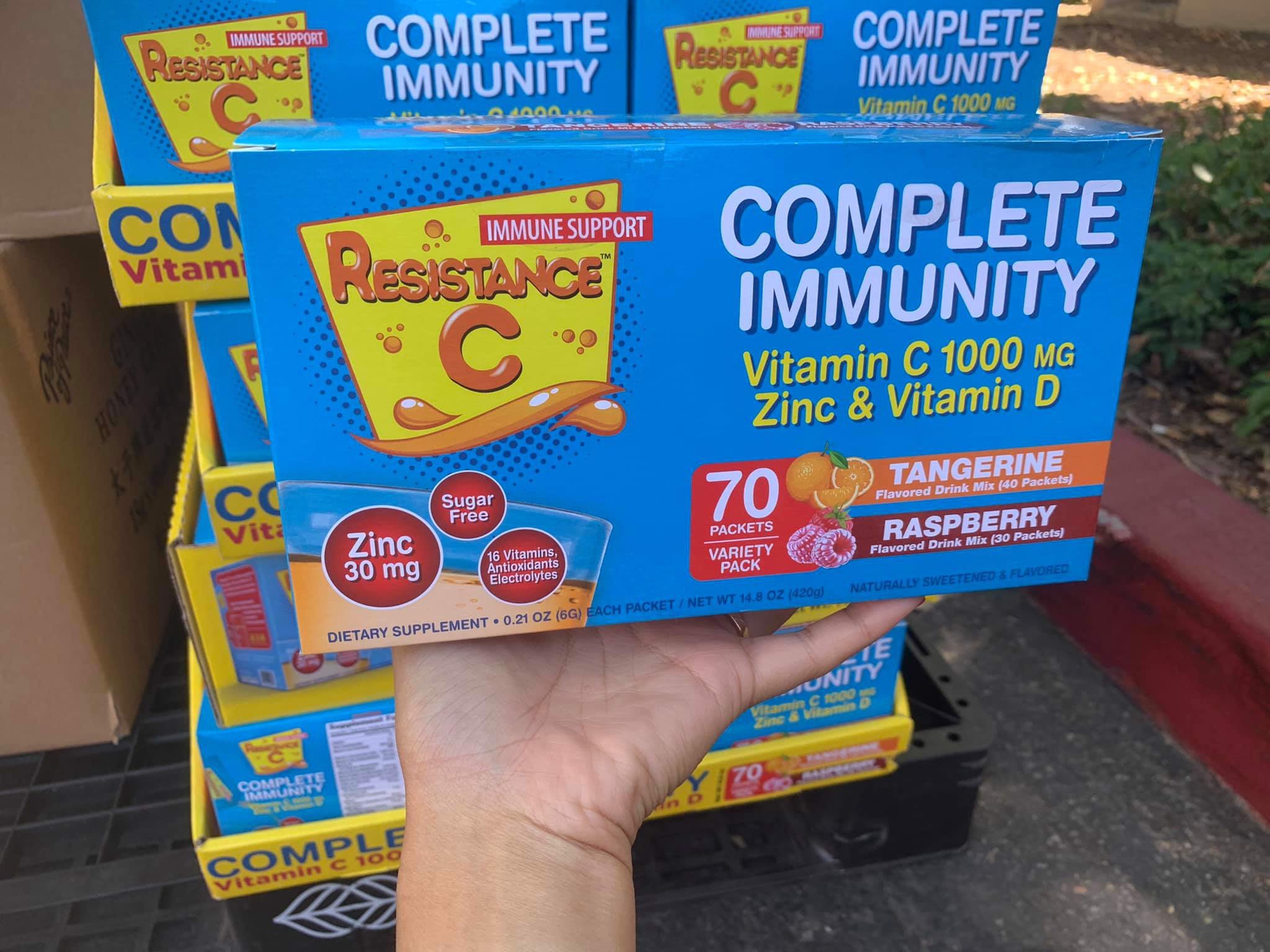 Bột hòa tan Resistance C Complete Immunity 70 gói