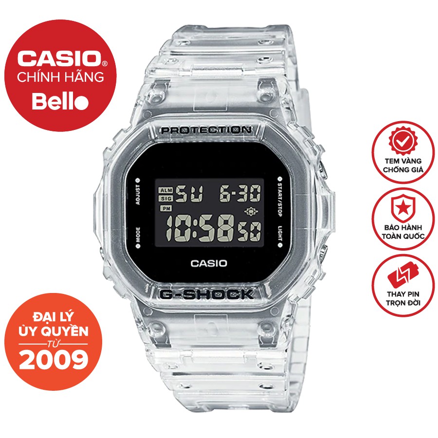 Đồng hồ Casio G-Shock Nam DW-5600SKE-7DR bảo hành chính hãng 5 năm - Pin trọn đời