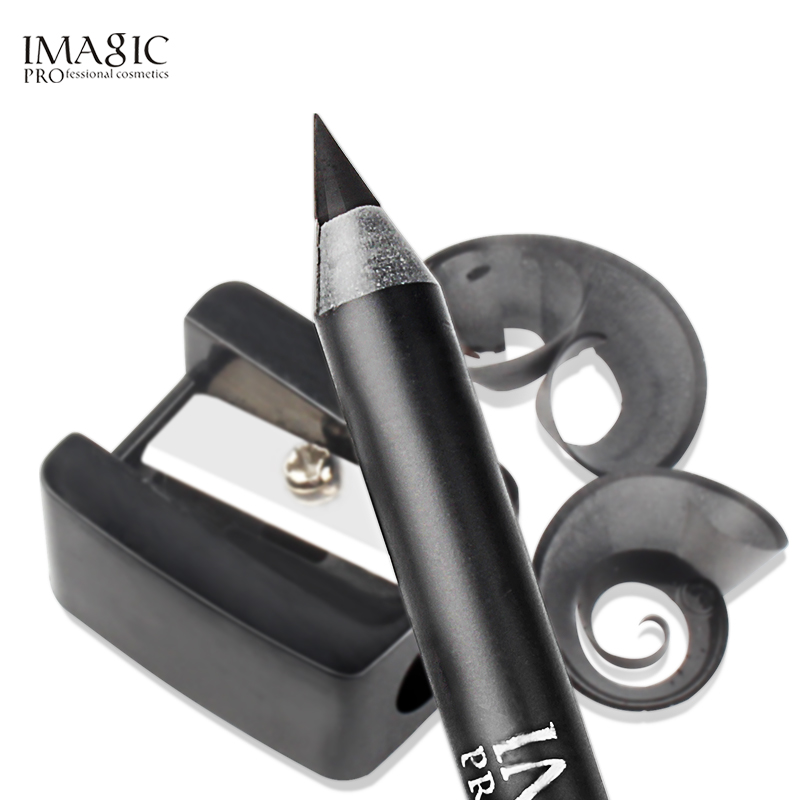 IMAGIC Waterproof Eyeliner Pencil - Black + Sharpener
