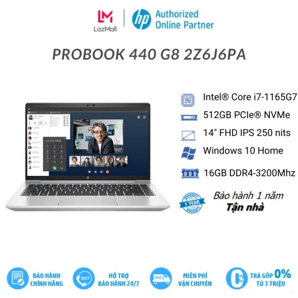 Bảng giá [Trả góp 0%]Laptop HP ProBook 440 G8 2Z6J6PA (Core i7-1165G7 | 16GB | 512GB | Intel® Iris® Xe | 14.0 inch FHD | Win 10 | Bạc) Phong Vũ