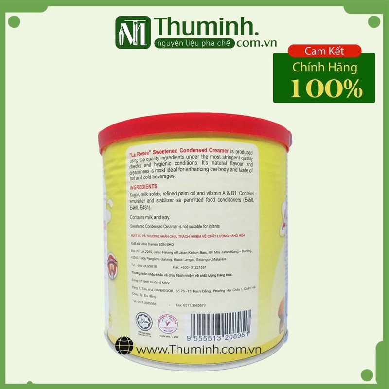 Sữa Đặc Có Đường LaRosee Lon-1kg