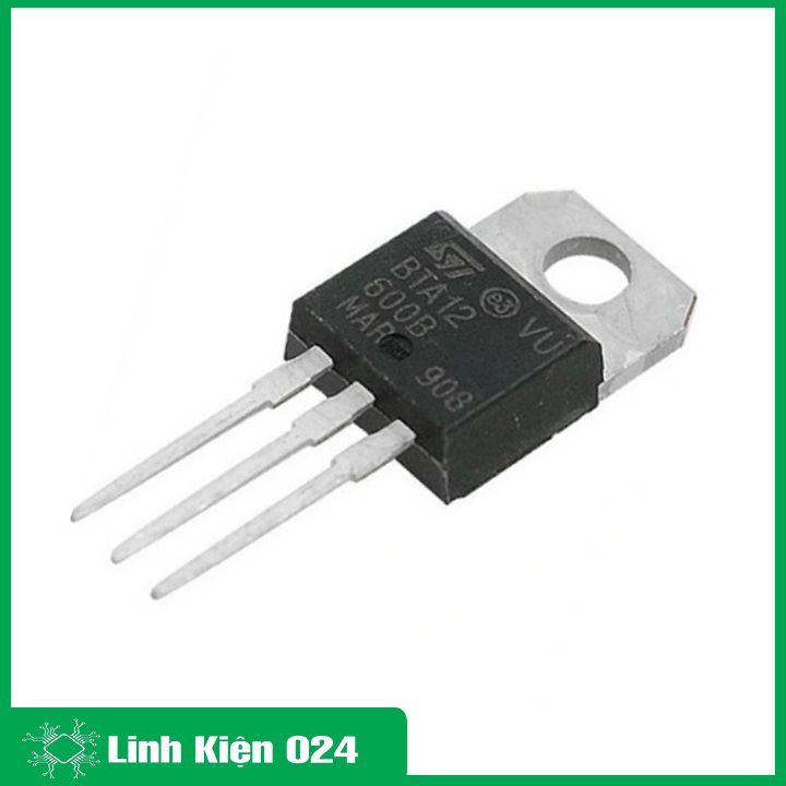 Triac BTA12-600B TO220 điện áp 600V 12A